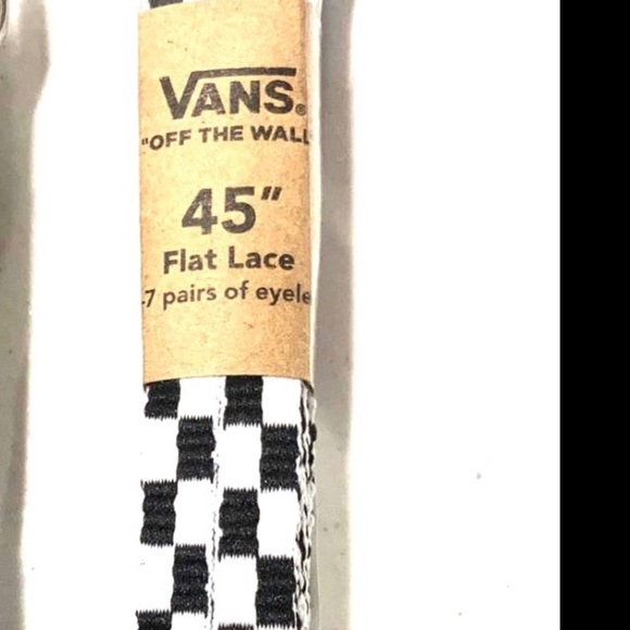 Vans Other - VANS Laces Checkerboard Unisex 45” VN000Y5XHUO